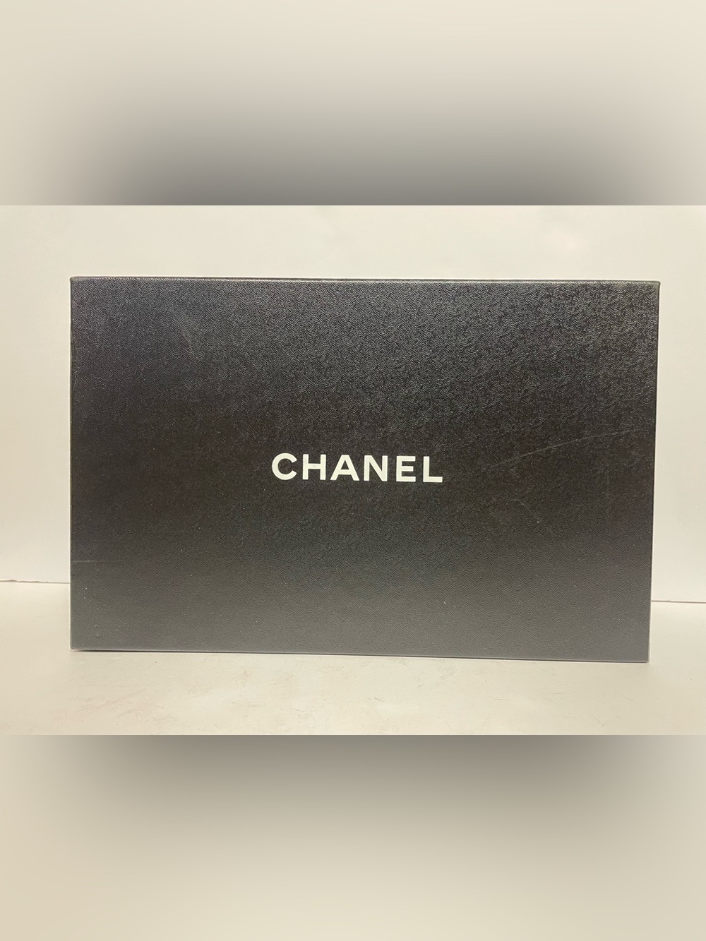Chanel empty shoe storage Black Logo Box